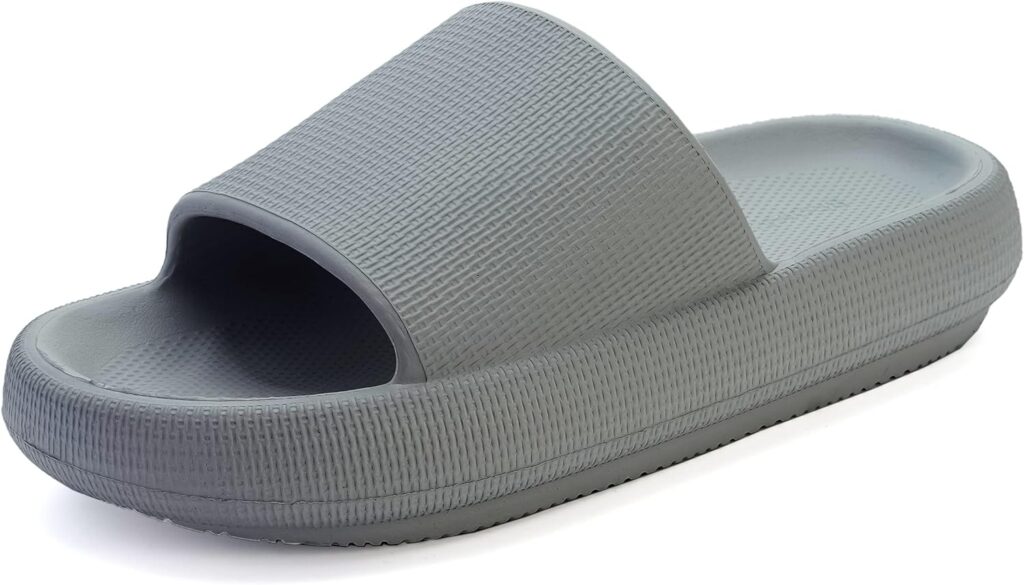 BRONAX Pillow Slippers for Women and Men | House Slides Shower Sandals | Extremely Comfy | Cushioned Thick Sole