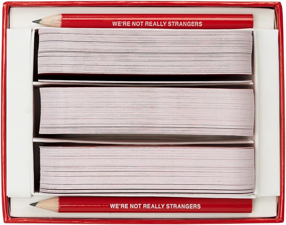 WERE NOT REALLY STRANGERS Card Game - Fun Family Party Games for Adults Teens  Kids Game Night, Interactive Adult Card Game and Icebreaker, Ages 12+, 2-6 Players