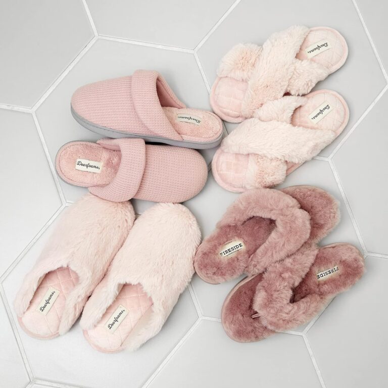 womens jessica faux fur slippers review