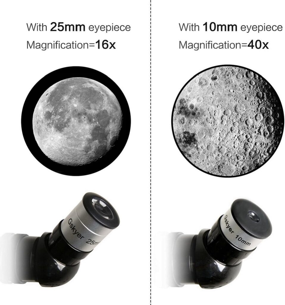 Gskyer Telescope, 70mm Aperture 400mm AZ Mount Astronomical Refracting Telescope for Kids Beginners - Travel Telescope with Carry Bag, Phone Adapter and Wireless Remote